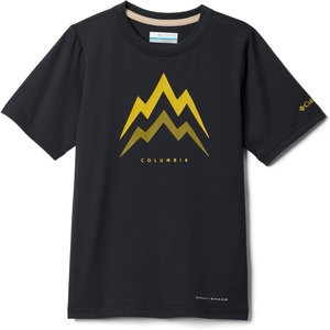 image:imageColumbia Kids Tech Trail Utility Short Sleeve Graphic Crew Little KidBig KidBlackEnergetic