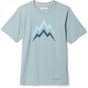 image:imageColumbia Kids Tech Trail Utility Short Sleeve Graphic Crew Little KidBig KidCrushed BlueEnergetic