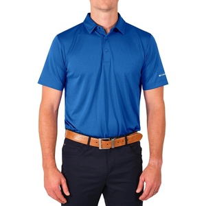 image:imageColumbia Mens Golf Drive Polo Shirt Omni Wick Performance Breathable Short SleeveSapphire