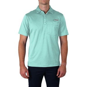 image:imageColumbia Mens Golf Flycaster Pocket Polo Shirt Omni Wick Breathable Short SleeveGulf Stream