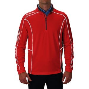 image:imageColumbia Mens OMNI WICK Shotgun 14 Zip Pullover Breathable Long SleeveIntense Red