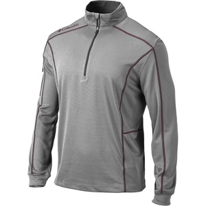 image:imageColumbia Mens OMNI WICK Shotgun 14 Zip Pullover Breathable Long SleeveLight Grey