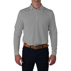 image:imageColumbia OmniWick Pin High Long Sleeve PoloGrey