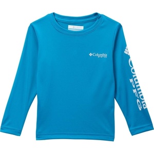 image:imageColumbia boys Terminal Tackle Long Sleeve TeeBlue EchoCool Grey Logo
