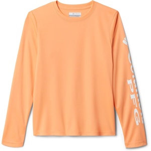 image:imageColumbia boys Terminal Tackle Long Sleeve TeeBright NectarWhite Logo