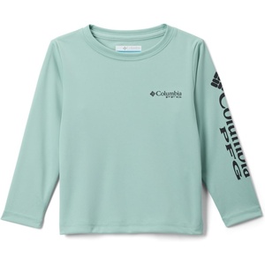 image:imageColumbia boys Terminal Tackle Long Sleeve TeeMisty JadeShark Logo
