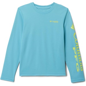 image:imageColumbia boys Terminal Tackle Long Sleeve TeeVintage BlueVoltage Logo