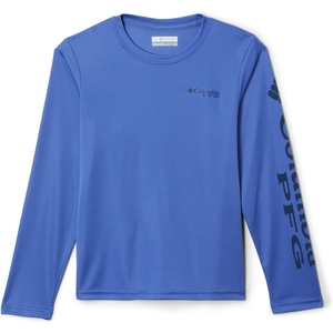image:imageColumbia boys Terminal Tackle Long Sleeve TeeViolet SeaCarbon Logo