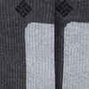 image:imageColumbia Mens 1 Pack Premium Hiking Crew SocksCharcoal2