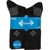 image:imageColumbia Mens Moisture Control Basic Crew 4PackBlack 6 Pairs