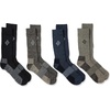 image:imageColumbia Mens Moisture Control Basic Crew 4PackBlackBrownNavyKhaki 4 Pairs