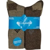 image:imageColumbia Mens Moisture Control Basic Crew 4PackKhakiBrown 6 Pairs