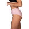 image:imageColumbia Womens 4way Stretch Cotton Brief 5packCanoeWhiteGreenPink