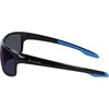 image:imageColumbia mens Burr Rectangular SunglassesShiny Black  BlueBlue Mirror