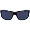 image:imageColumbia mens Burr Rectangular SunglassesShiny Black  BlueBlue Mirror