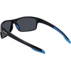 image:imageColumbia mens Burr Rectangular SunglassesShiny Black  BlueBlue Mirror
