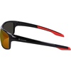 image:imageColumbia mens Burr Rectangular SunglassesShiny Black  RedOrange Revo