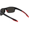 image:imageColumbia mens Burr Rectangular SunglassesShiny Black  RedOrange Revo