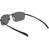 image:imageColumbia mens Fir Ridge Rectangular SunglassesShiny BlackSolid Green Lens