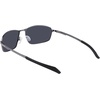 image:imageColumbia mens Fir Ridge Rectangular SunglassesShiny Dark GunmetalBlue Mirror Lens