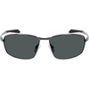 image:imageColumbia mens Fir Ridge Rectangular SunglassesShiny Dark GunmetalSolid Green Lens