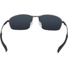 image:imageColumbia mens Fir Ridge Rectangular SunglassesShiny Dark GunmetalSolid Smoke Lens
