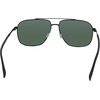image:imageColumbia mens Mist Trail Aviator SunglassesMatte BlackBlue Mirror Lens