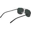 image:imageColumbia mens Mist Trail Aviator SunglassesMatte BlackBlue Mirror Lens