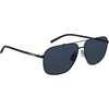 image:imageColumbia mens Mist Trail Aviator SunglassesMatte BlackBlue Mirror Lens