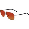 image:imageColumbia mens Mist Trail Aviator SunglassesShiny GunmetalOrange Revo Lens