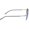 image:imageColumbia mens Mist Trail Aviator SunglassesShiny SilverBlue Revo Lens