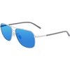 image:imageColumbia mens Mist Trail Aviator SunglassesShiny SilverBlue Revo Lens