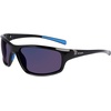 image:imageColumbia mens Slick Creek Rectangular SunglassesShiny Black  BlueBlue Mirror