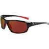 image:imageColumbia mens Slick Creek Rectangular SunglassesShiny Black  RedOrange Revo