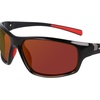 image:imageColumbia mens Slick Creek Rectangular SunglassesShiny Black  RedOrange Revo