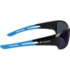 image:imageColumbia mens Utilizer Wrap SunglassesShiny Black  BlueBlue Mirror