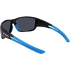 image:imageColumbia mens Utilizer Wrap SunglassesShiny Black  BlueBlue Mirror