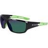 image:imageColumbia mens Utilizer Wrap SunglassesShiny Black  GreenGreen Mirror