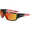 image:imageColumbia mens Utilizer Wrap SunglassesShiny Black  RedRed Revo