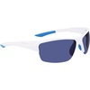 image:imageColumbia mens Wingard Rectangular SunglassesShiny White  BlueBlue Mirror