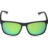 image:imageColumbia unisexadult Boulder Ridge Rectangular SunglassesMatte BlackGreen Polarized