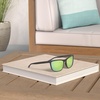 image:imageColumbia unisexadult Boulder Ridge Rectangular SunglassesMatte BlackGreen Polarized