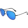 image:imageColumbia unisexadult Norwester Aviator SunglassesSatin BlackBlue Polarized