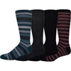 image:imageColumbia Mens 4 Pack Everyday Crew SocksNightwaveCharcoalBlackBrown 4 Pairs
