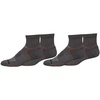 image:imageColumbia Mens Balance Point Walking Quarter Crew Socks MultipackDark Grey 4 Pairs