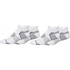image:imageColumbia Mens Low Cut Omni Wick Balance Point Walking Socks 4packWhite 4 Pairs