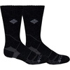 image:imageColumbia Mens Medium Weight Hiking Crew Socks 2PackCharcoal