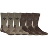 Khaki/Brown (6 Pairs)