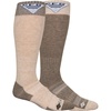 image:imageColumbia Mens Pfg Performance Fishing Gear Over the Calf Wader Gear Socks MultipackKhakiBrown 2 Pairs