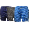 image:imageColumbia Mens Printed Woven Boxers 3 PackPoolCarbonCnv